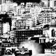 Jackie Stewart i Monaco med en Tyrell Ford